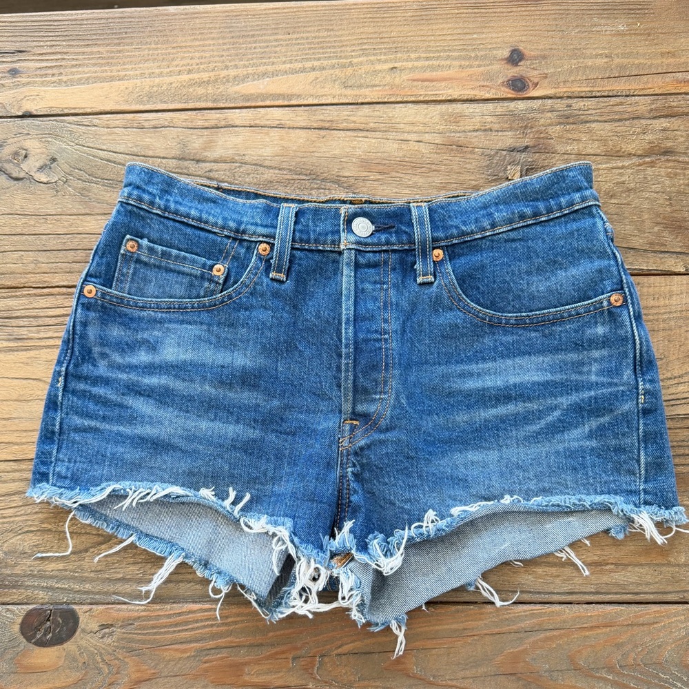 Levi’s Denim Blue Women's Shorts‎